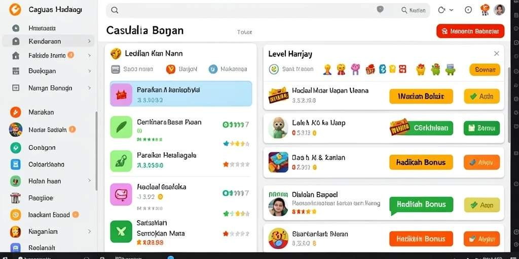 Antarmuka pengguna yang intuitif dan mudah digunakan.