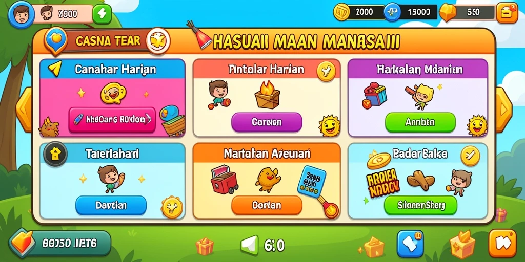 Momen seru saat mencapai level baru.