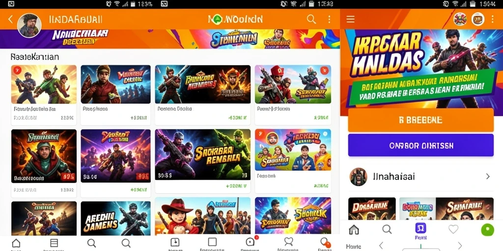 Tangkapan layar mode multiplayer dengan teman-teman.
